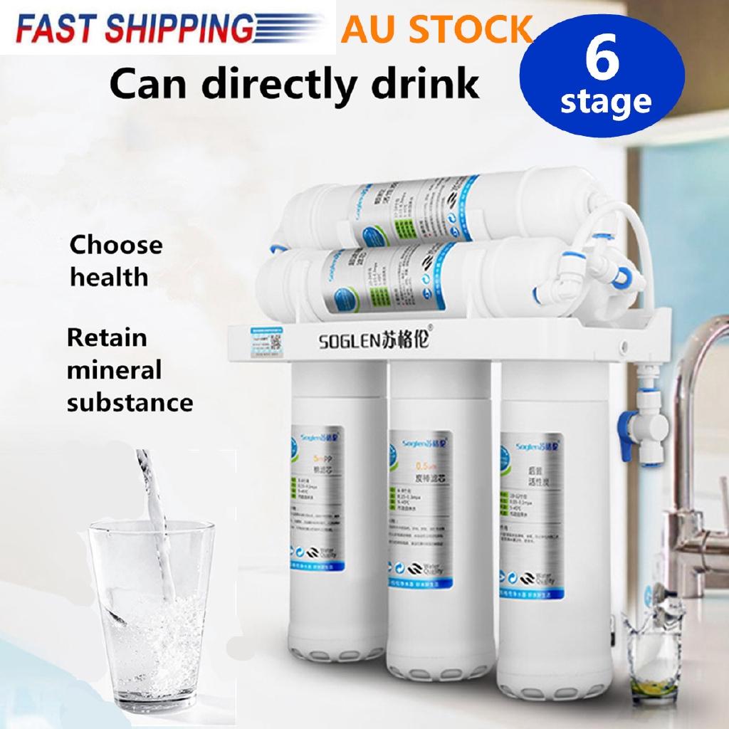 

6-ступенчатая система фильтрации воды UF Домашний очиститель Кран Ультрафильтрация Водяной фильтр Кухня Домашний очиститель Водяные фильтры