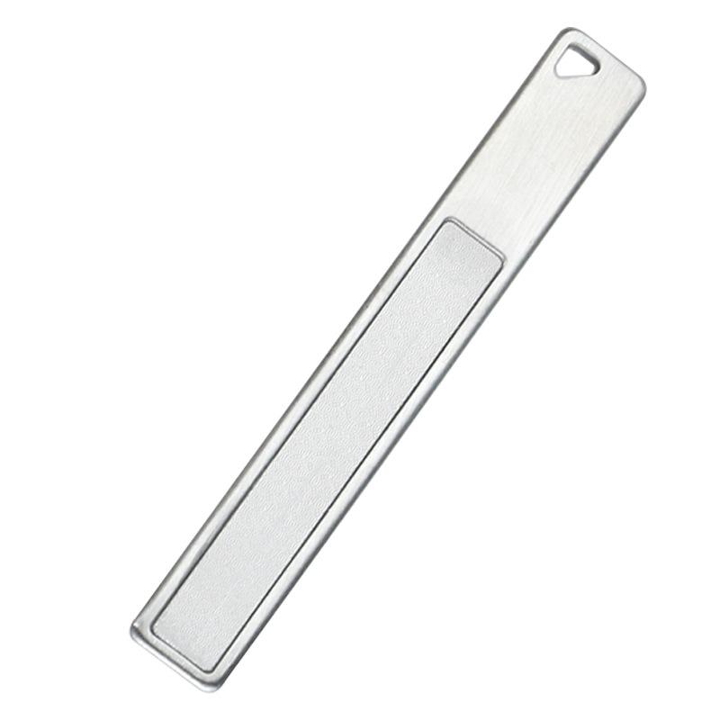 Stainless Steel Double-Sided Nail File - Coarse & Fine Buffing and Shaping Tool
