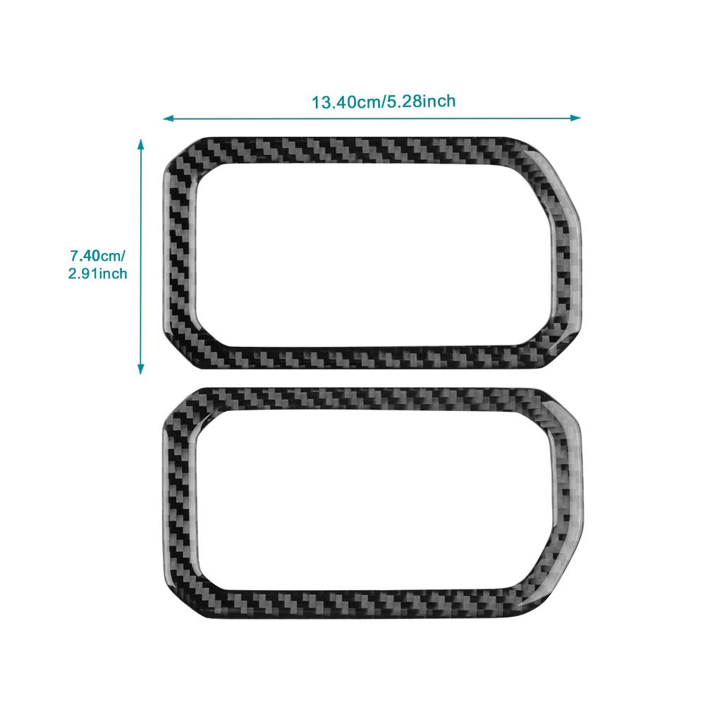 For Suzuki Jimny 2019‑2025 Carbon Fiber Inner Door Handle Frame Interior Pull Bowl Trim Car Styling Decoration Car Accessories