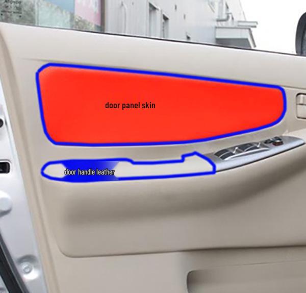 Leather Door Panel & Armrest Cover for 2002-2015 Toyota Corolla Interior Enhancement