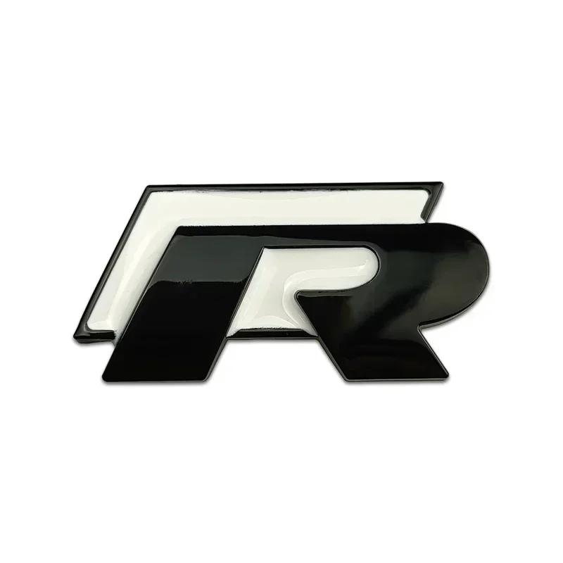 2026 Hot For VOLKSWAGEN VW For Volkswagen VW R Rline Logo Metal Car Grille Emblem Rear Trunk Badge Stickers Polo Golf Jetta Beet