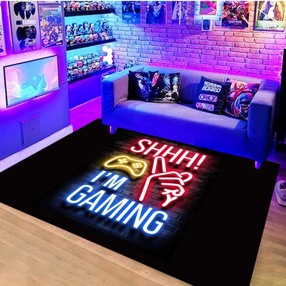 3D Game Console Controller Carpet for Living Room Children's Bedroom Crawling Mat Non-Slip E-sports Hall Decor Rug Home Doormat