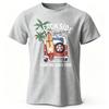 Vintage Surf Badge Printed Unisex Unisex Unisex TShirt Tees Tops Cotton Fabric Retro Wave Graphic Beach Club Wear