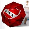 Printed Club Atlético Independiente Folding Umbrella,Outdoor,Leisure,And Travel Umbrella,Durable Umbrella Fabric,Birthday And Holiday Gift
