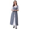 Halloween children's court dark pattern two-piece dress European medieval dress long dress parent-child performance costume