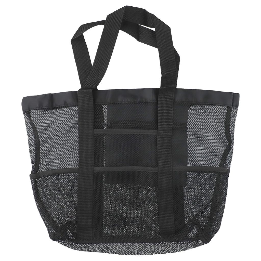 1pcs Mesh Portable Storage Bag Hanging Shower Toiletry Bag Swimming Storage Bag Outdoor Travel Storage Bag Bathroom Accessories