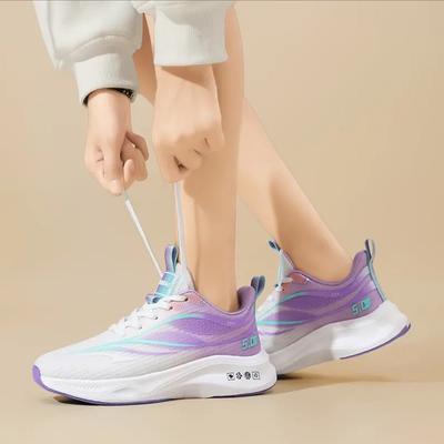 New Summer Mesh Breathable Sports Shoes, Men's and Women's Couple Shoes, Lightweight Shock Absorption, High School Entrance Examination