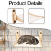 Cat Wall Shelf Kitten Furniture Space Saving Resting Suction Cup Bed Perch for