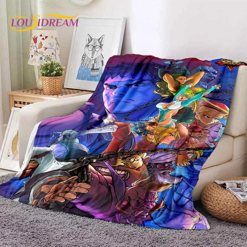 Neueste Retro-Spiel Street Fighter SF Weiche Decken, Warme Kuscheldecke Bequeme Decke für Picknick Betten Sofa Zuhause Schlafzimmer