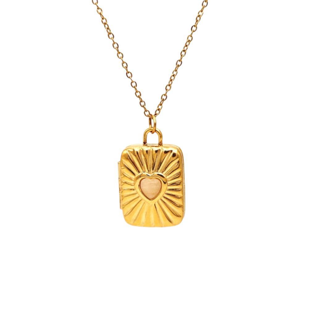 

Stainless Steel Rhinestone Heart Necklace Zircon Memorial Jewelry Couple Choker Chain Women Style A