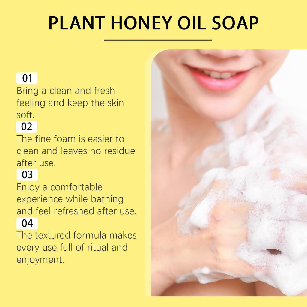 Hoygi Honey Moisturizing Bath Soap Gentle Nourishing Care For Refreshing Cleansing