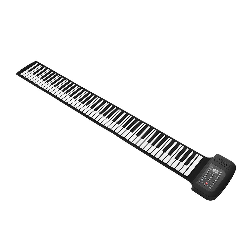 88 Key Portable Piano Roll Up Piano with Speaker Sustain Pedal Silicone Foldable Piano Thickened 9mm Piano Keys Home