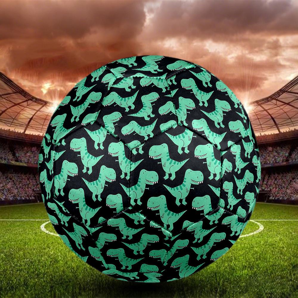 1PC Dinosaur Soccer Ball Size 5 Football Machine Sewn Indoor/Outdoor Universal Football Gift W48