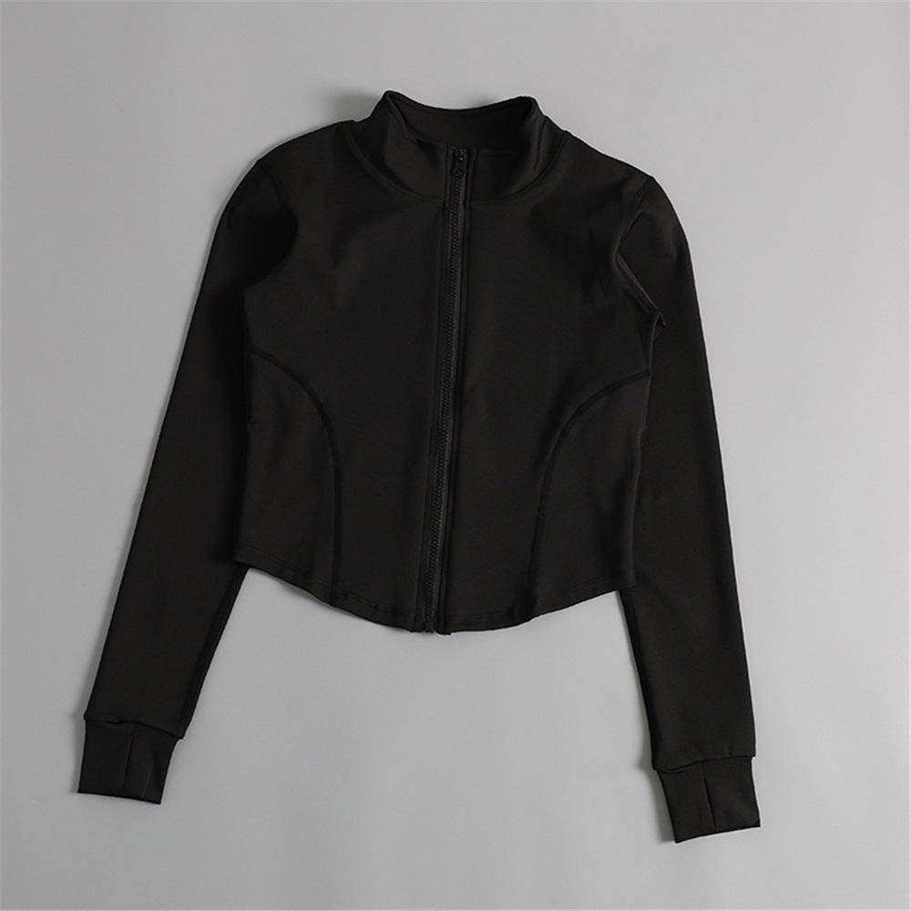 Yoga Jacket, Women's Quick Drying Running Nude Sports Top, Sun Protection Cycling Suit, Tight Fitting Autumn And Winter Fitness Tennis Suit