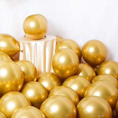 Lot of 50 Metallic Gold Balloons