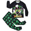 Ensemble à manches longues, Impression numérique de dessin animé, Vêtements de détente quotidiens pour enfants d'âge moyen et plus âgés, Ensemble à manches longues 8089