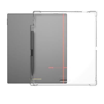 Étui antichoc pour liseuse 10,3 pouces avec emplacement pour stylet, coque arrière transparente en TPU résistant à l'usure pour Boox Note Air 5C