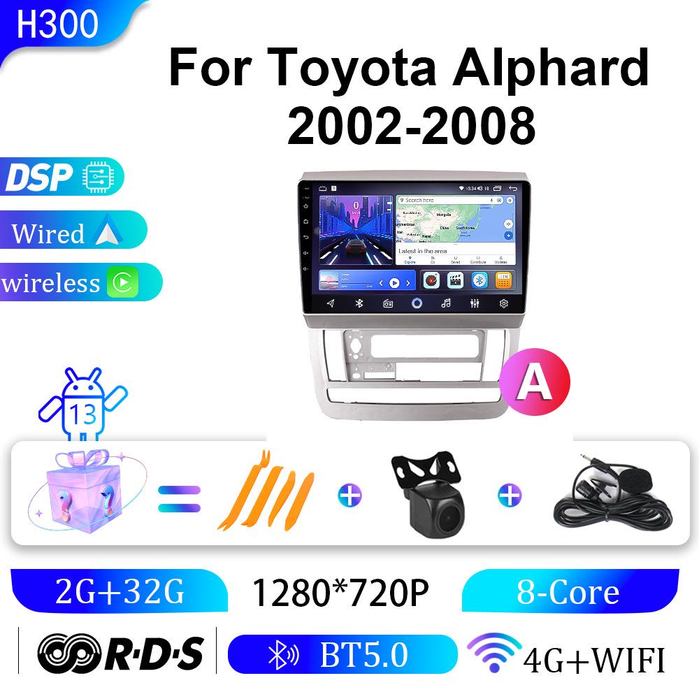 Android Large Screen Navigator with Bluetooth GPS for 2002-2008 Toyota Alphard
