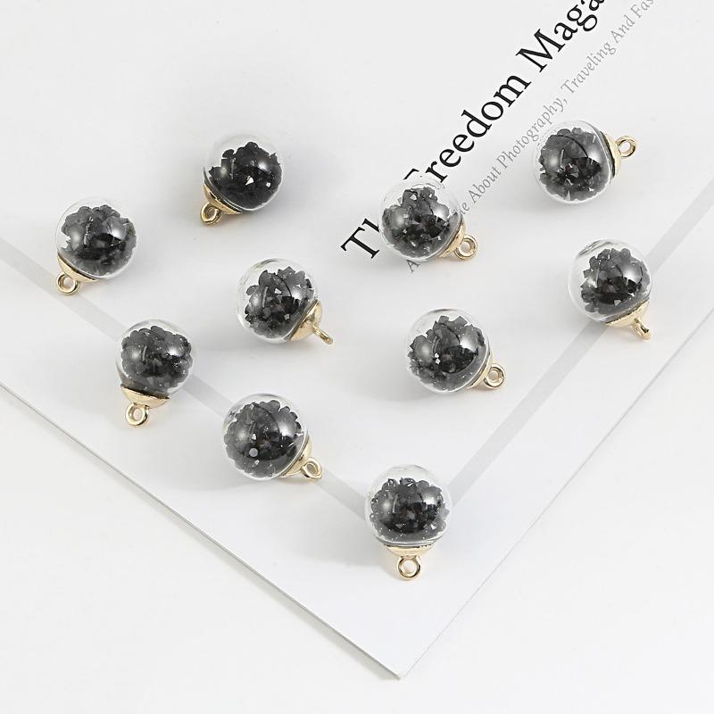 

10шт/(Пакувати) Підвіски Зірки Блискітки Прозора скляна кулька 16 мм Підвіски Ремесла Виготовлення знахідок Ювелірні вироби ручної роботи своїми руками для Сережки Намисто 10pcs/1pack чорний