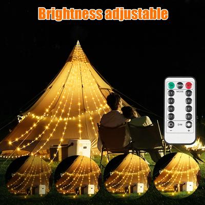1,5 m/2 m/3 m USB-Sternenlichterkette mit 8 Beleuchtungsmodi, wasserdichte LED-Lichterkette für Zimmer, Schlafzimmer, Hochzeit, Party, Weihnachtsdekoration