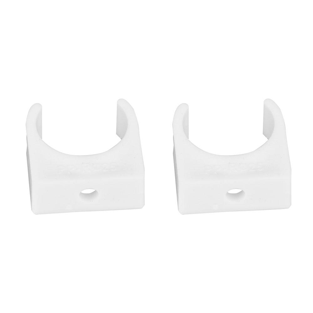 20pcs 16Celsius20Celsius25Celsius32mm U Shaped Pipe Clamp Water Pipe Fixed Clips with Screws (16mm)