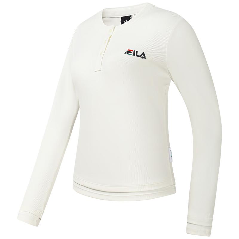 FILA Women s Slim Fit Knit Long Sleeve Tennis Top M