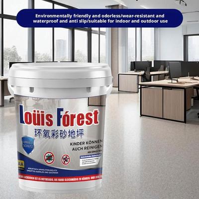 Revestimiento Epoxi para Suelos con Efecto Mármol de Alto Brillo, Pintura Impermeable para Suelos, Pintura para Garaje con Efecto Mármol, Revestimiento Epoxi Impermeable al Agua