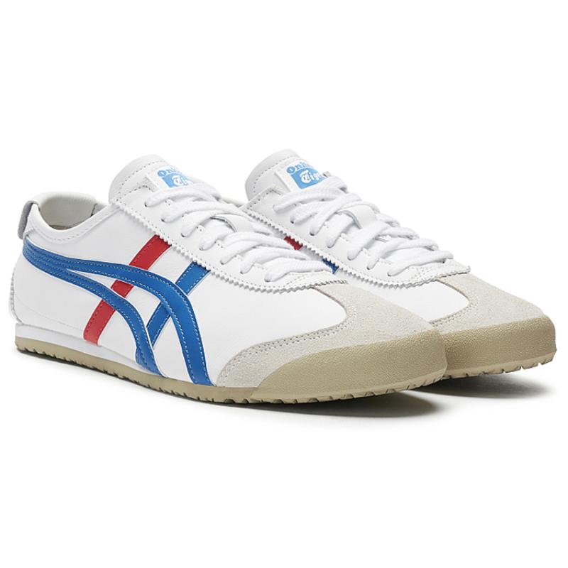 ONITSUKA TIGER Mexico 66 White Blue Red Sneakers DL408-0146