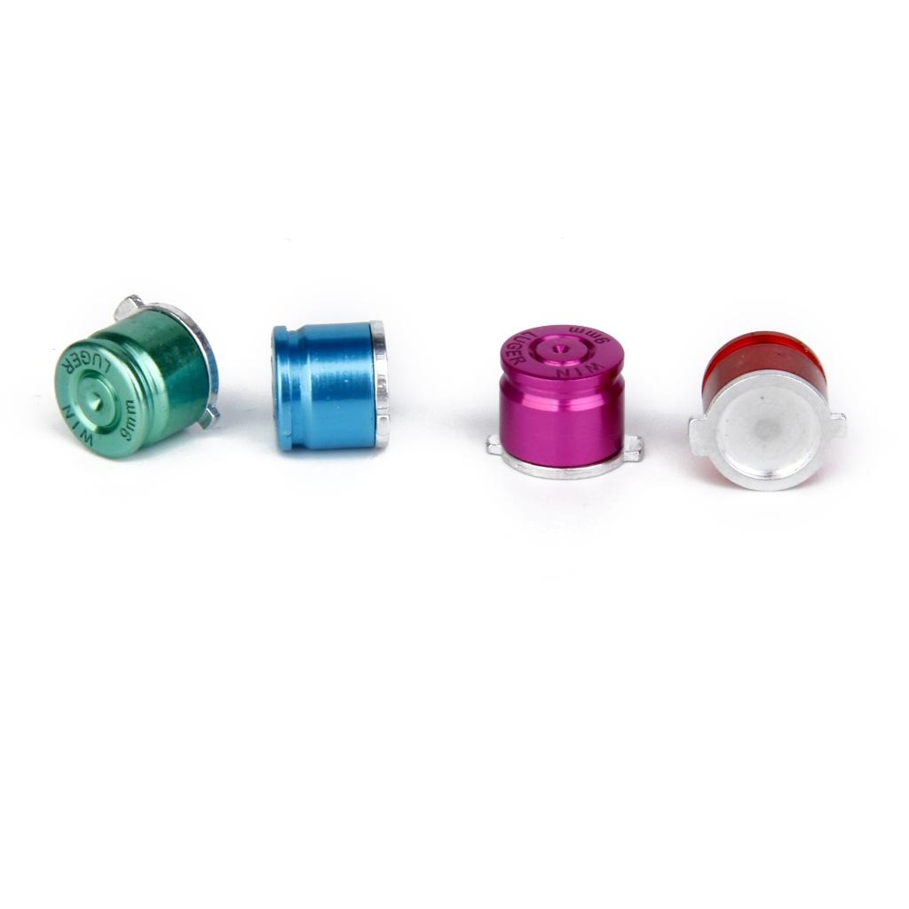 Metal Bullet Buttons for PlayStation PS3/PS4 Controller 4pcs Colorful