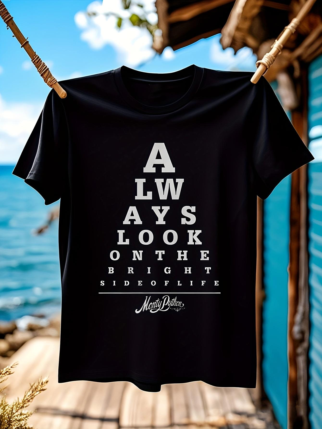 Funny Tshirt Funny Monty Python Always Look on the Bright... L