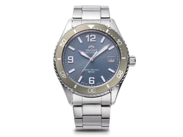 Orient Mako RN-WJ0002L Solar Men Watch Blue Dial Made In Japan Stainless Steel
