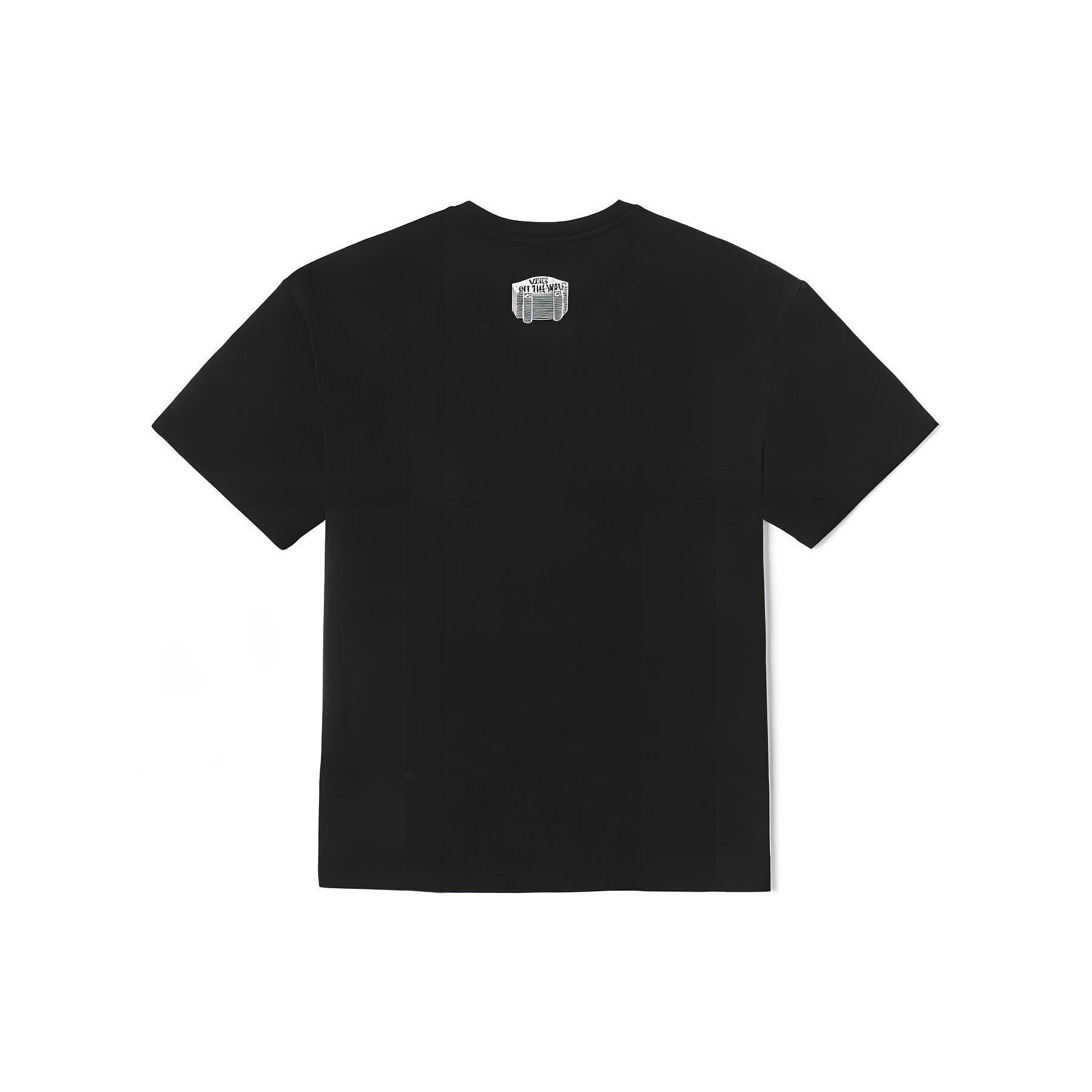 

New Vans T Shirts Unisex Black VN0009ZVBLK L