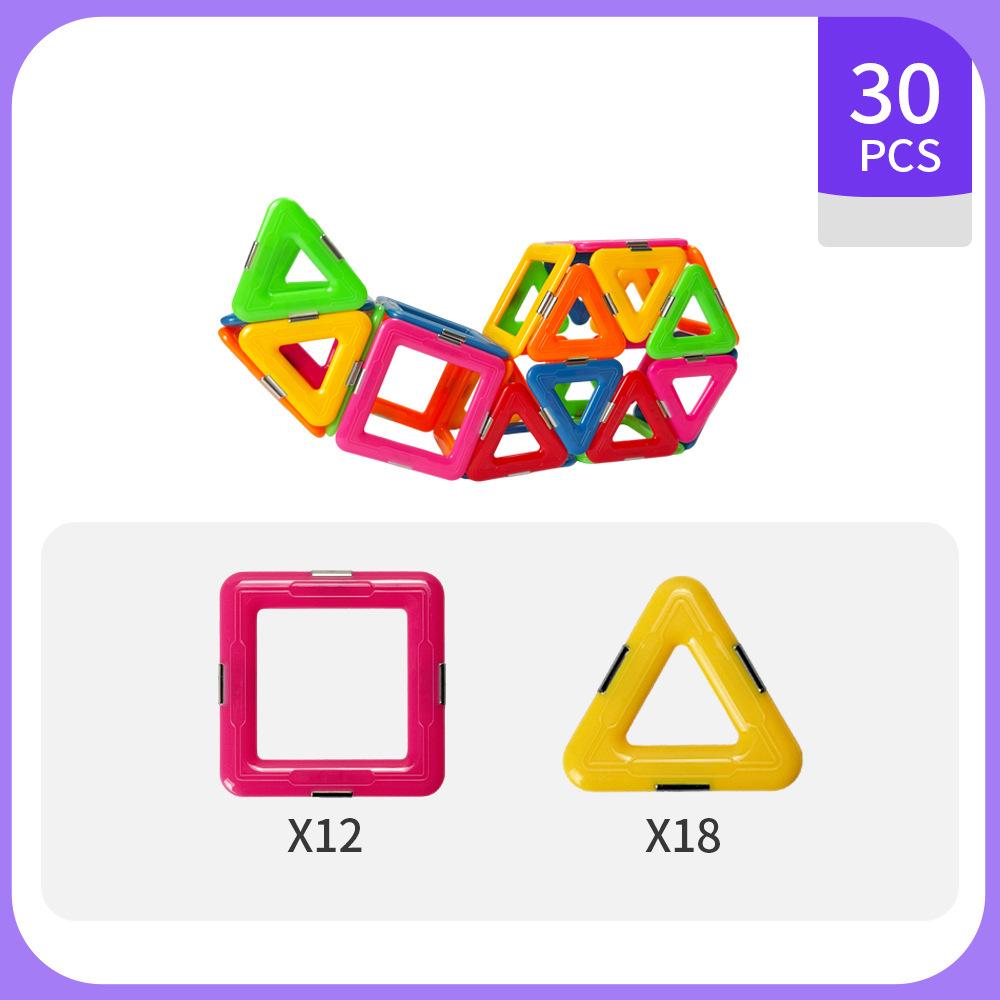 Magnetic Geometric Building Blocks - Educational Toys for Kids