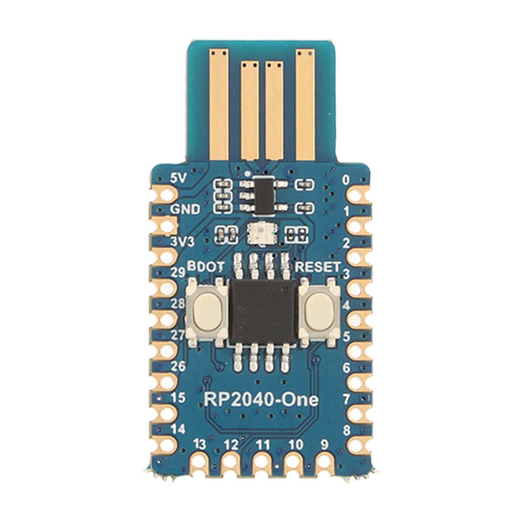 Microcontroller RP2040 One USB A Male Port Dual Core 4MB Flash PCB Pico Expansion Board for