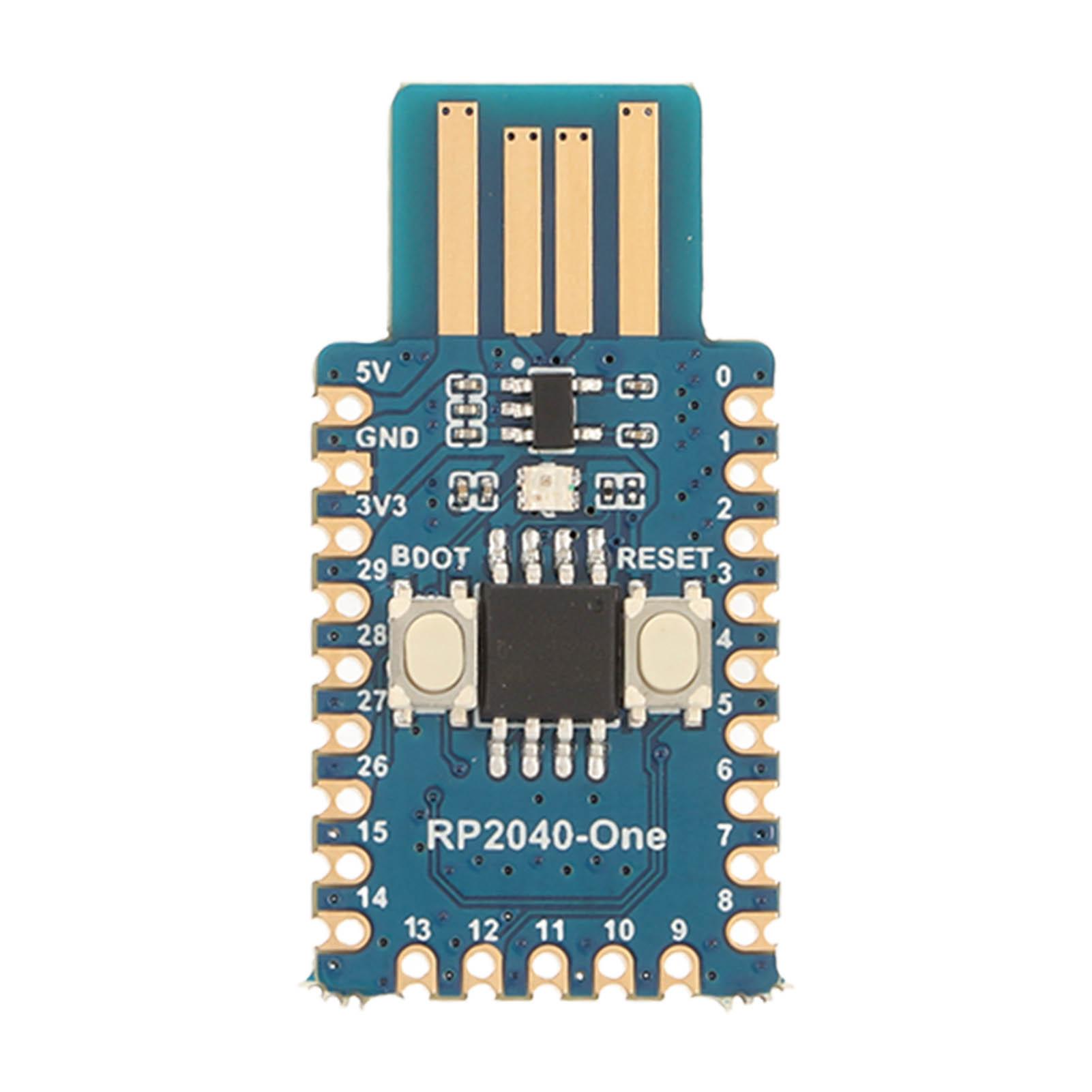

Microcontroller RP2040 One USB A Male Port Dual Core 4MB Flash PCB Pico Expansion Board for