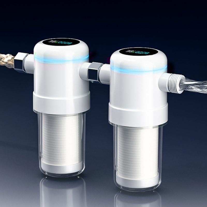 Advanced Scale Reduction Filtration System For Heated water Heaters With Temperature Display Simply set up Corrosion Resistant ABS Construction