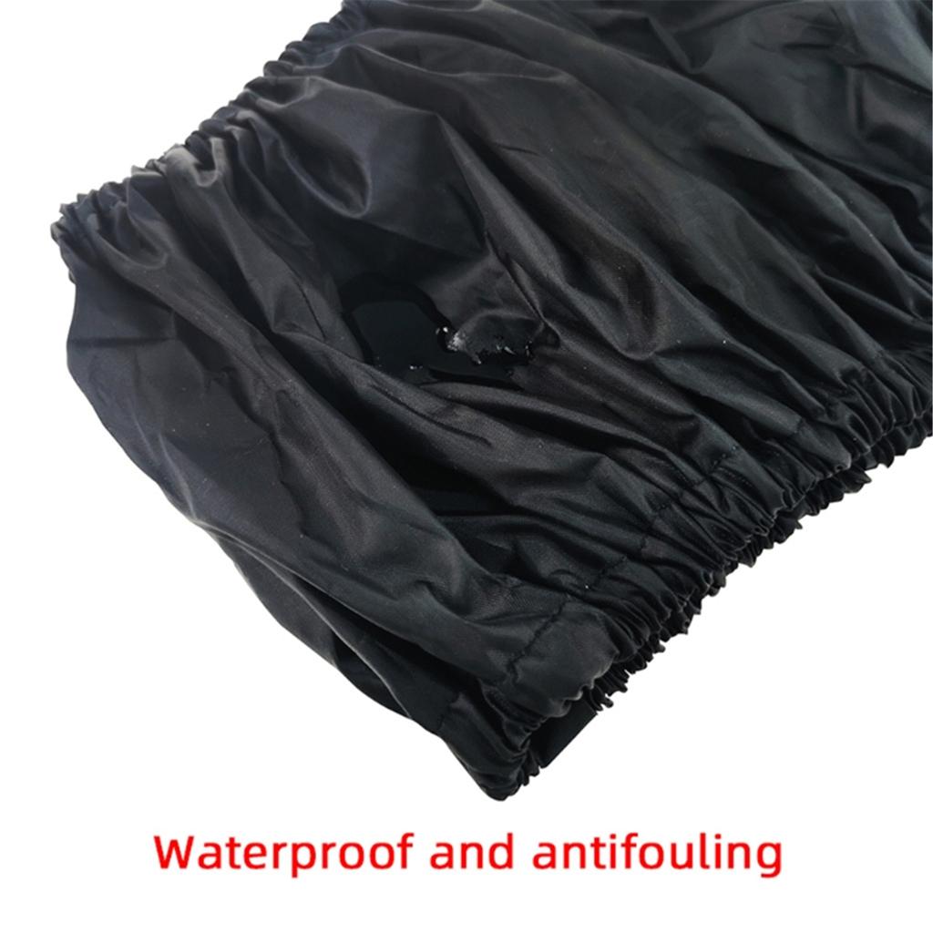Set of 4pcs Strollers Wheel Protectors Sleeve for Baby Pushchairs Non Slip Wheel Protetive Cover Dustproof Black Case