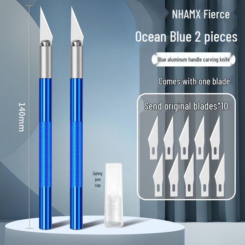 Carving Knife & Pen Knife Craft Set: Paper Cutter, Student Rubber Stamp, Wood Carving Tools