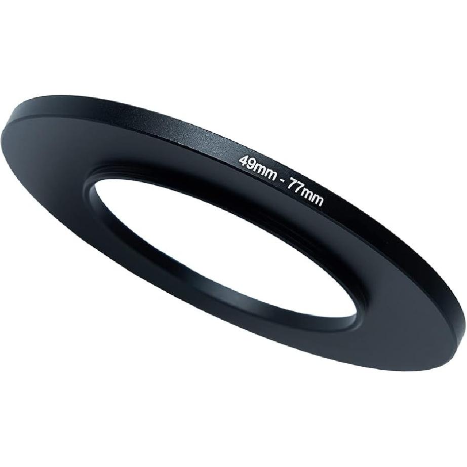 49mm To 58mm Step-Up Ring Filter Adapter for All Brands UV ND CPL Metal Ring Step-Up Rings Adapter Filter (49mm-58mm)