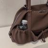 Elegant PU Tote Bag for Women – Fashionable Drawstring Bottom Design with Adjustable Shoulder Strap, Perfect for Work & Daily Use