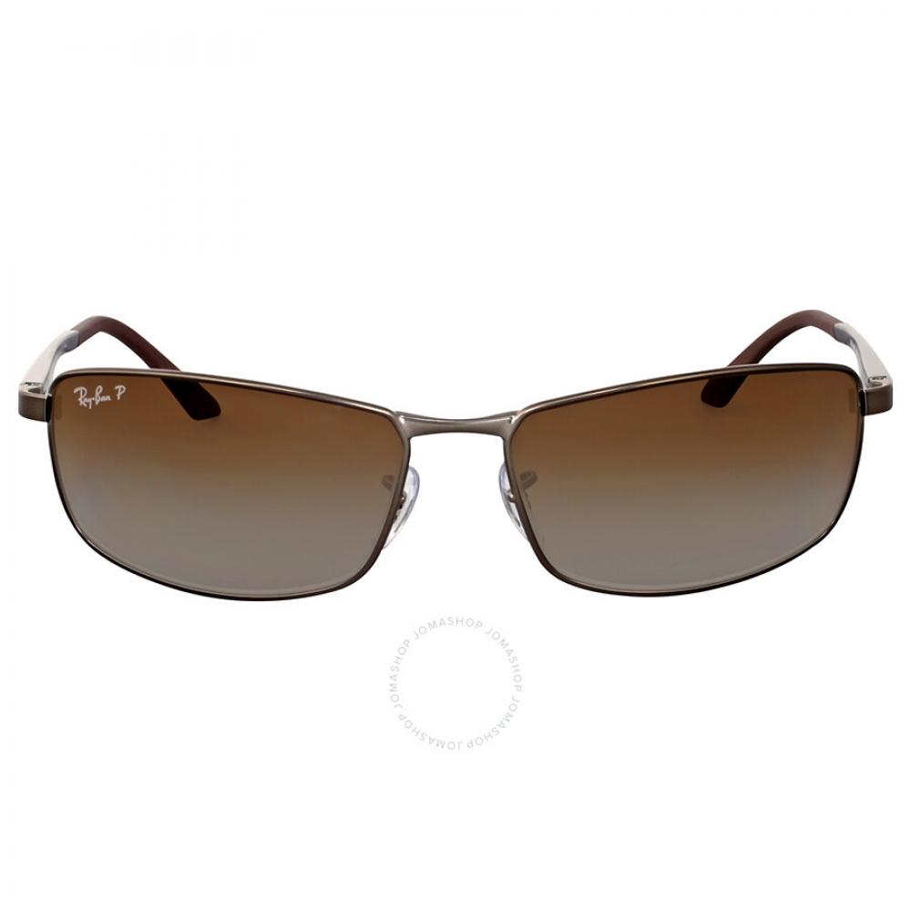 

Ray Ban Brown Gradient Rectangular Men s Sunglasses RB3498 029 T5 64