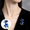 Deluxe Goldfish Brooches Stylish Oriental Koi Design For Ladies Girls; Unique Glossy Pin For Outfits Accessories Gifts