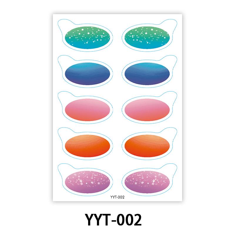 European & American Waterproof Eyeshadow Stickers Temporary Eye Makeup Tattoo