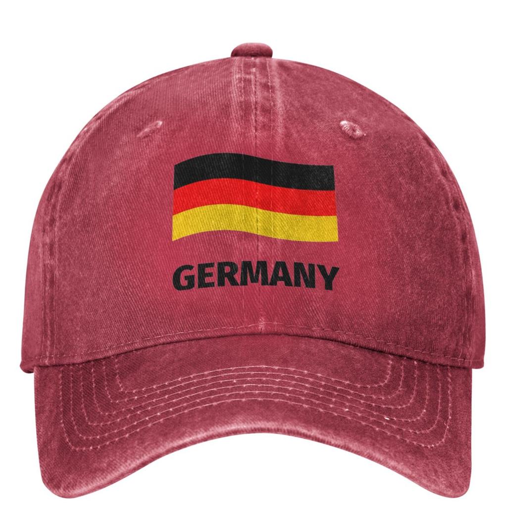 GerUnisexy Flag Baseball Cap GerUnisex Tennis Skate Breathable Trucker Hat Unisex Unisex Vintage Sun protection Snapback Cap