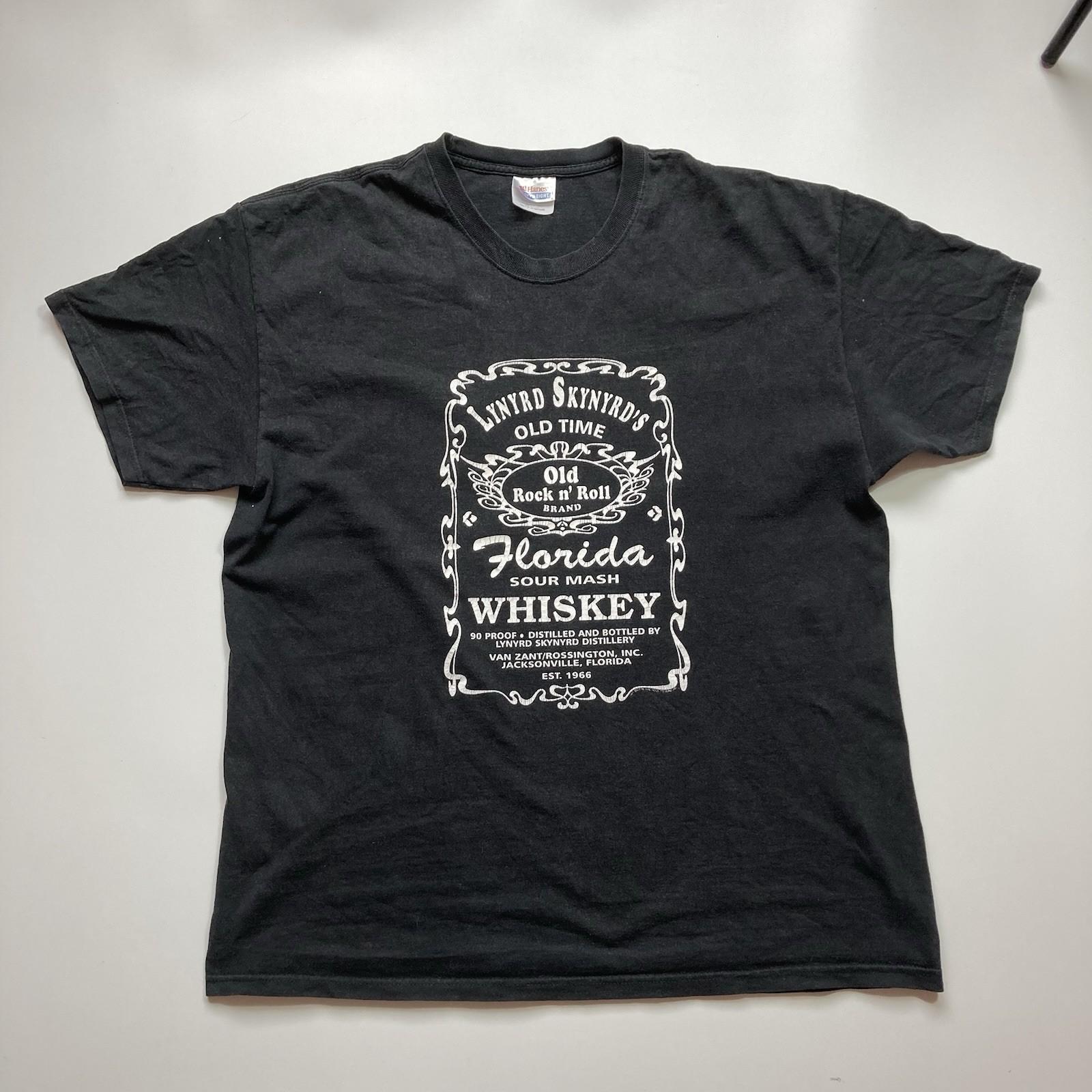 vintage lynyrd skynyrd jack daniel’s southern rock band tee size xl M