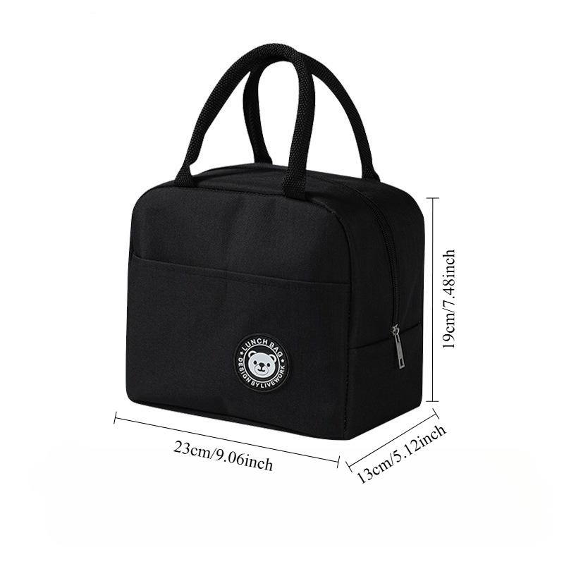 

Tote Cooler Lunch Bags Portable Outdoor Picnic Office School Insulation Bag with Shoulder Strap