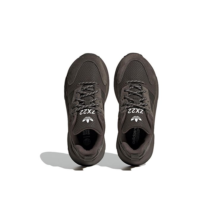 Adidas Πρωτότυπα ZX 22 Υφασμάτινα Αντιολισθητικά Απορρόφησης Κραδασμών Ανθεκτικά Χαμηλά Casual Παπούτσια Παιδικά αθλητικά παπούτσια Σκούρο Πράσινο HQ1562