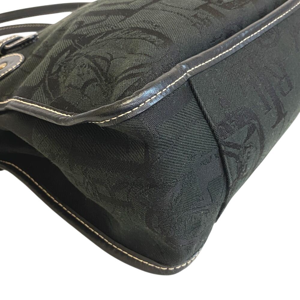 RALPH LAUREN canvas Handbag black canvas Women Used