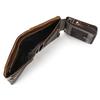 Genuine Cowhide Men Wallet Trifold Short Wallet with Coin Pocket Multi Card Slots Real Leather Coin Purse for Men Daily Use