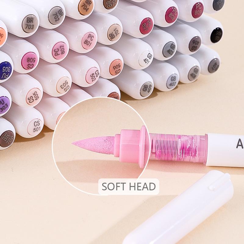 9 Farben/Set Bunte Acrylfarbe Kunstmarker Stift DIY Graffiti Zeichenstifte Für Notizbuch Tagebuch Schreiben Malen Schreibwaren